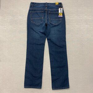CAT Caterpillar Rigid Work Jeans Mens 30 x 30 Tough 100% Cotton Denim Pants